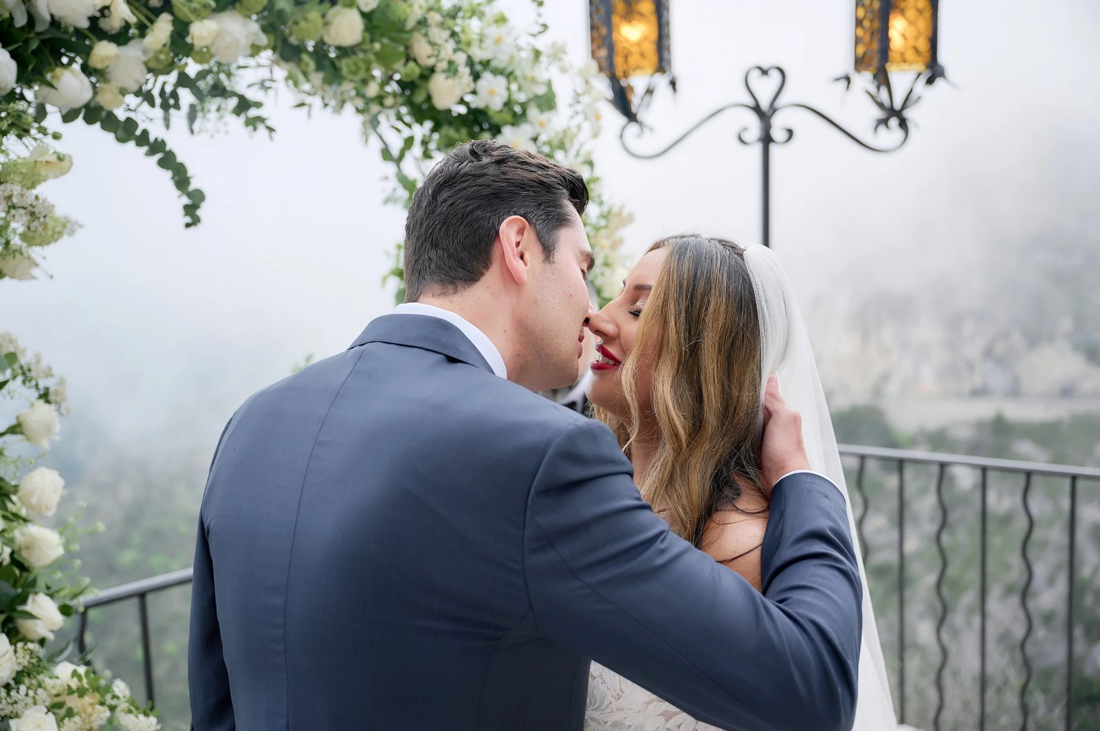 George & Sana — Eze — couple portrait