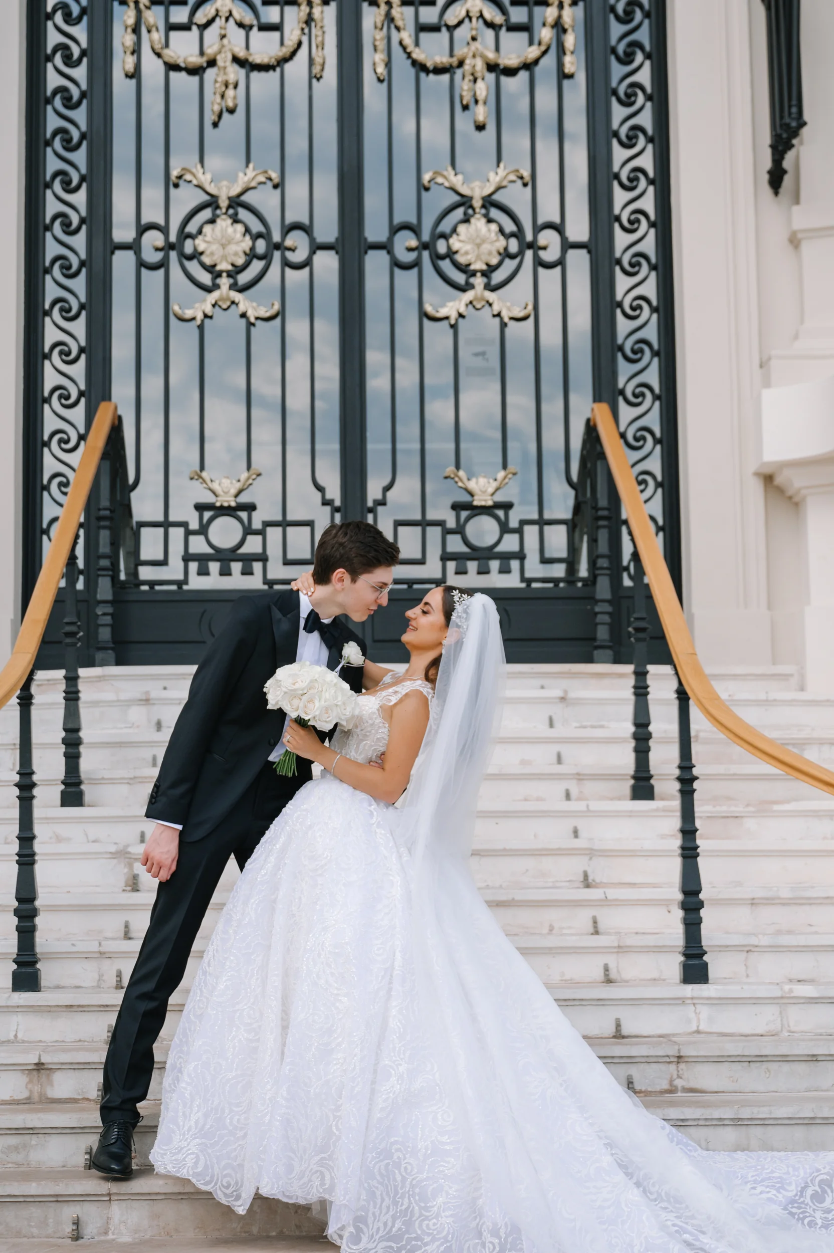 Francois-Clement & Nour — grand staircase